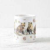 Renards rouges, Mug classique, 11 oz (Centre)