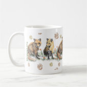 Renards rouges, Mug classique, 11 oz (Gauche)
