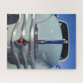 Renaul* 4CV,  Franse auto. Legpuzzel (Horizontaal)