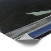 Renaul* 4CV,  Franse auto. Poster (Hoek)