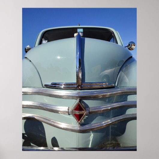 Renaul* 4CV,  Franse auto. Poster (Voorkant)