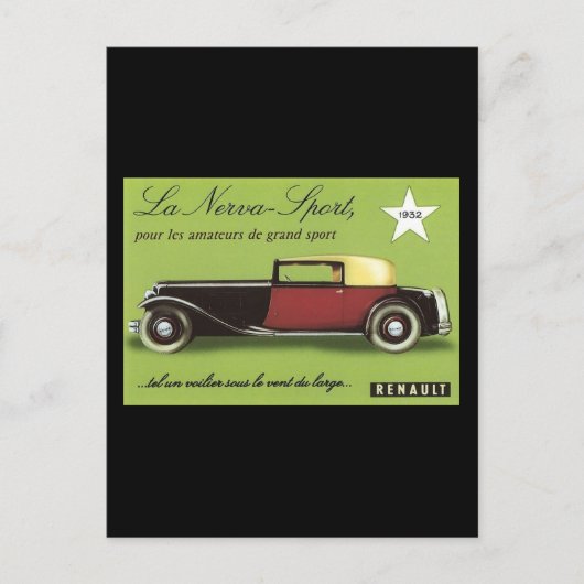 Renault Briefkaart (Voorkant)