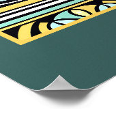 Rencontre Art Déco Chat et Poisson - Yeux curieux (Coin)