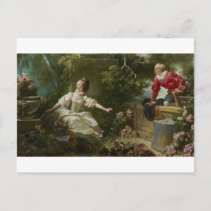 Rencontre de Jean Honore Fragonard Carte postale