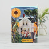 Rencontre familiale Invitations de tournesol rural (Debout devant)