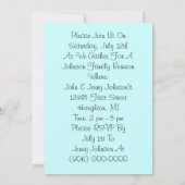 Rencontre familiale Invitations de tournesol rural (Dos)