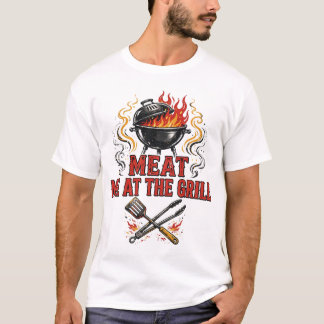 Rencontre Moi Au Grill T-shirt drôle BBQ