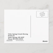 Rencontre pour le culte Carte postale (Dos)