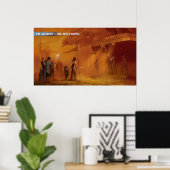 "Rencontrez et saluez" 36 x 20 Poster (Bureau à domicile)