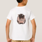 Rencontrez le T-shirt hippo "Moo Deng" (Dos)