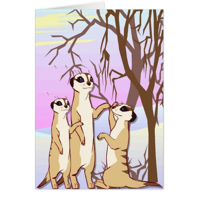 Rencontrez les meerkats, famille dans la neige (Devant)