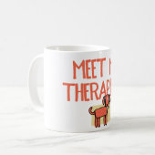 Rencontrez ma tasse en céramique de chien de (Devant gauche)