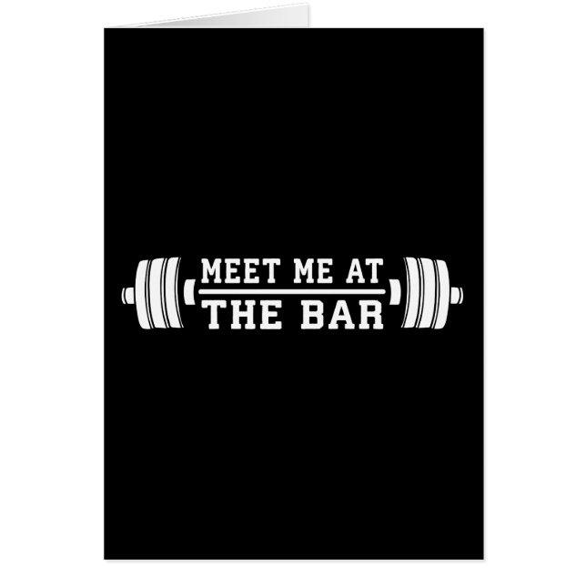 Rencontrez-Moi Au Bar - Barbell - Entraînement (Devant)
