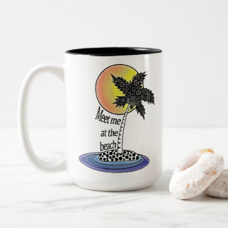 Rencontrez-moi au Beach Coffee Mug
