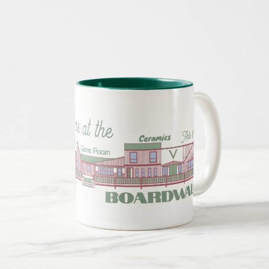 Rencontrez-moi au Boardwalk Mug (Devant droit)