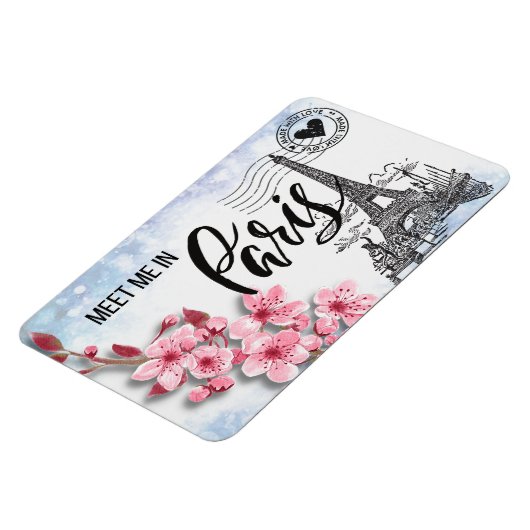 Rencontrez-moi dans Paris Magnet 4"x6" (Côté Gauche)