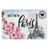 Rencontrez-moi dans Paris Magnet 4"x6" (Horizontal)