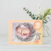 Rencontrez-moi nouvelle carte bébé faire-part oran (Debout devant)