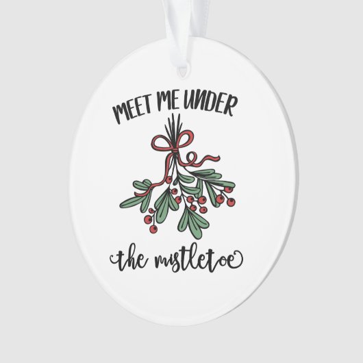 Rencontrez-Moi Sous Le Mistletoe À Noël (devant)