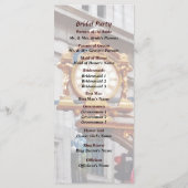 Rencontrez-moi sous l'horloge Programme de mariage (Dos)