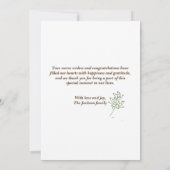 "Rencontrez notre petit one"Carte faire-part de na (Dos)