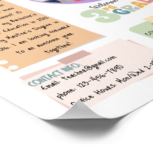 Rencontrez votre affiche de professeur (Coin)