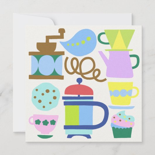 RENCONTRONS-NOUS POUR LA CARTE À NOTATION PLATE-CA (Devant)