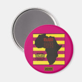 Rend. Magnet noir Randy Idi Amin Dangerhouse (Recto/Verso)