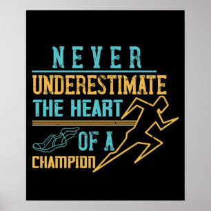 Rend - nooit onderschat kampioen poster