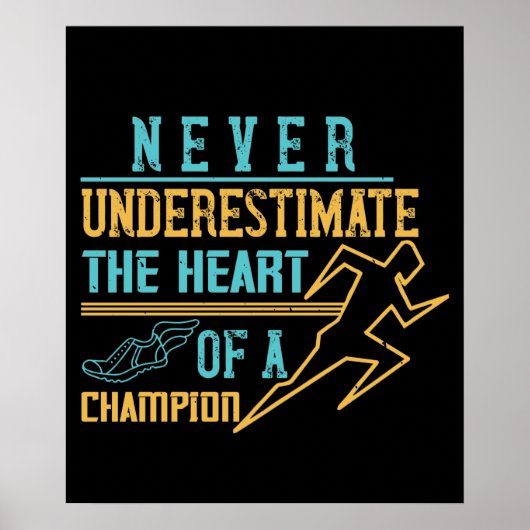 Rend - nooit onderschat kampioen poster (Voorkant)