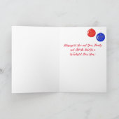 Rendeer Fox Red Lab Carte de voeux pliée (Intérieur)