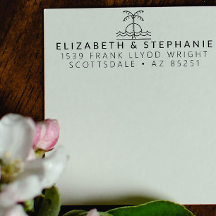 Rendemachtminimalistisch Gepersonaliseerd minimali Zelfinktende Stempel