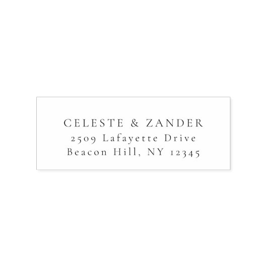 Rendement Adres Rubberstempel Rubberstempel (Afrduk)