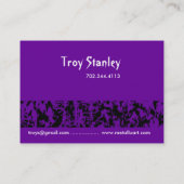 Rendez le modèle de carte de visite de pirate de (Dos)