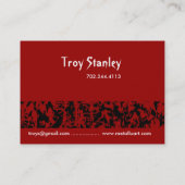 Rendez le modèle de carte de visite de pirate de (Dos)