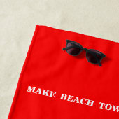 Rendez les serviettes de plage à nouveau géniales (En situation)
