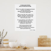 RENDEZ-MOI LE POÈME DE MON FILS Poster (Cuisine)