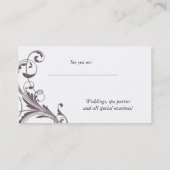 Rendez-vous 122 Nail Salon Carte de visite rose Taupe (Dos)