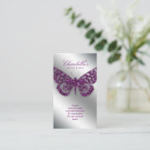 Rendez-vous 233 Salon Carte de visite de beauté Papillon pourp (Debout devant)