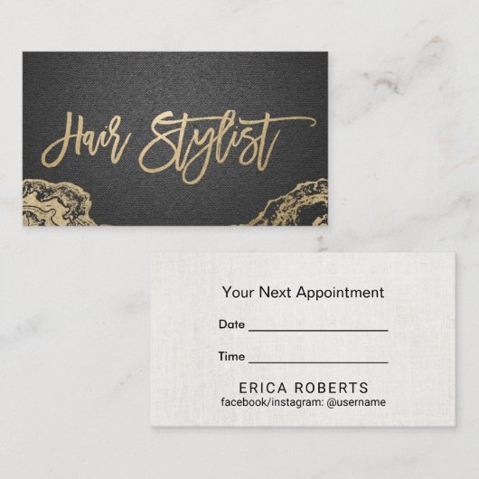 Rendez-vous à la mode de typographie d'or de (Devant / Derrière)