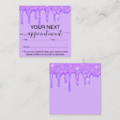 Rendez-vous à la Parties scintillant pourpre de la (Devant / Derrière)