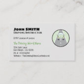 Rendez-vous à l'école de conduite Cartes de visite (Devant)