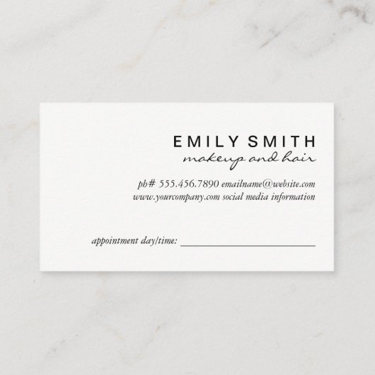 Rendez-vous au salon de beauté (Dos)