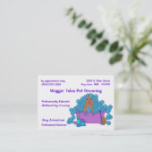 Rendez-vous augmenté et carte de visite de (Debout devant)