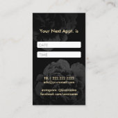 Rendez-vous avec ciseau doré et peigne (Dos)