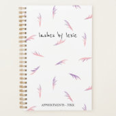 Rendez-vous avec des cils en plumes violettes et r (Devant)