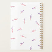 Rendez-vous avec des cils en plumes violettes et r (Dos)