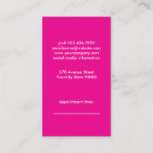 Rendez-vous avec des paniers à cheveux roses chaud (Dos)