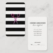 Rendez-vous avec les ciseaux à rayures (Devant / Derrière)