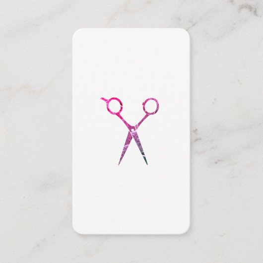 Rendez-vous avec les ciseaux Grunge Magenta Modern (Devant)